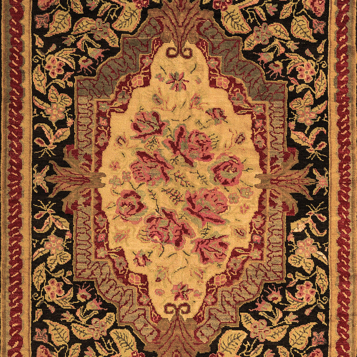 Medallion Brown French Rug, abs5242brn