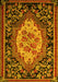 Medallion Yellow French Rug, abs5242yw