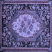 Square Medallion Blue French Rug, abs5242blu