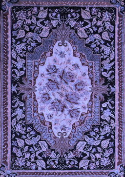 Medallion Blue French Rug, abs5242blu