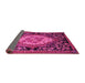 Sideview of Medallion Pink French Rug, abs5242pnk