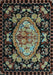 Medallion Light Blue French Rug, abs5243lblu