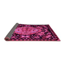 Sideview of Medallion Pink French Rug, abs5243pnk