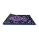 Sideview of Medallion Blue French Rug, abs5243blu