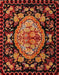 Abstract Chocolate Brown Medallion Rug, abs5243