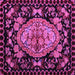 Square Medallion Purple French Rug, abs5243pur