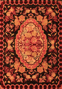 Medallion Orange French Rug, abs5243org