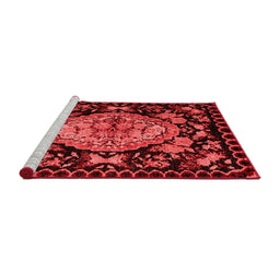 French Red Washable Rugs