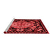 French Red Washable Rugs