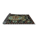 Sideview of Medallion Light Blue French Rug, abs5243lblu