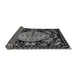 Sideview of Medallion Gray French Rug, abs5243gry