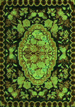 Medallion Green French Rug, abs5243grn