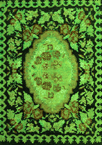 Medallion Green French Rug, abs5244grn