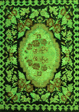 Medallion Green French Rug, abs5244grn