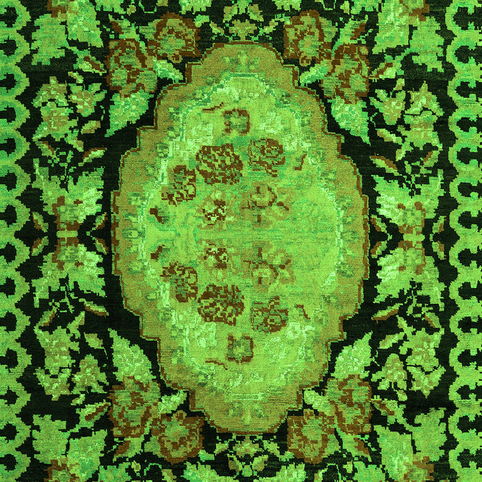 Medallion Green French Rug, abs5244grn