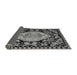 Sideview of Medallion Gray French Rug, abs5244gry