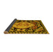 Sideview of Medallion Yellow French Rug, abs5244yw