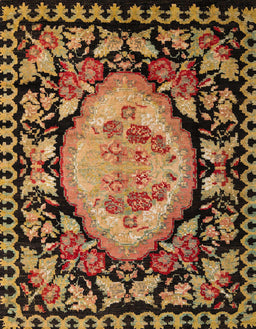 Machine Washable Abstract Night Red Rug, wshabs5244