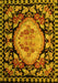 Medallion Yellow French Rug, abs5244yw