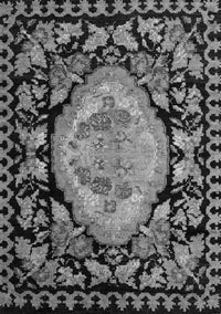 Medallion Gray French Rug, abs5244gry