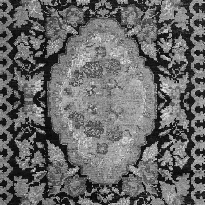 Medallion Gray French Rug, abs5244gry