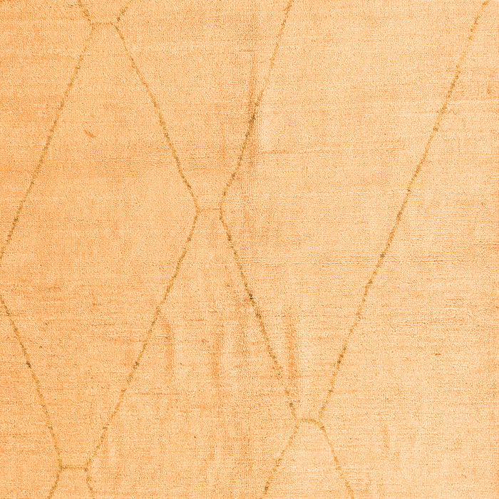 Solid Orange Modern Rug, abs5245org
