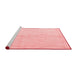 Modern Red Washable Rugs