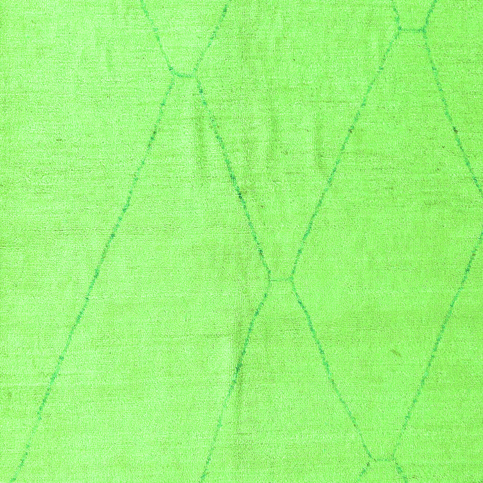 Machine Washable Solid Green Modern Area Rugs, wshabs5245grn