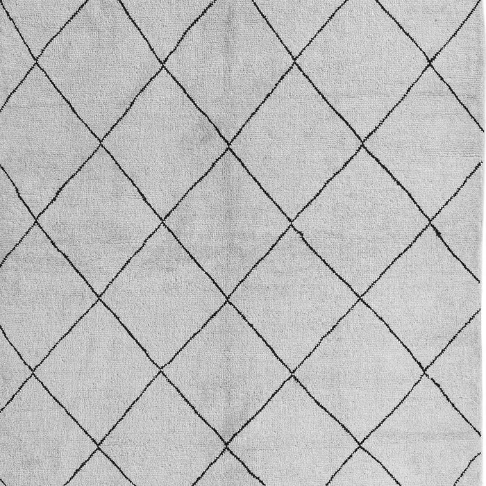 Machine Washable Solid Gray Modern Rug, wshabs5246gry