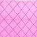 Square Solid Pink Modern Rug, abs5246pnk