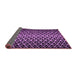 Sideview of Abstract Purple Modern Rug, abs5247pur