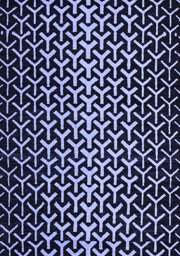 Abstract Blue Modern Rug, abs5247blu