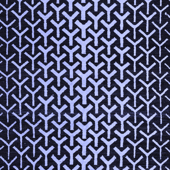 Abstract Blue Modern Rug, abs5247blu