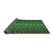 Sideview of Abstract Emerald Green Modern Rug, abs5247emgrn