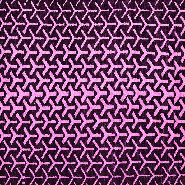 Square Abstract Pink Modern Rug, abs5247pnk