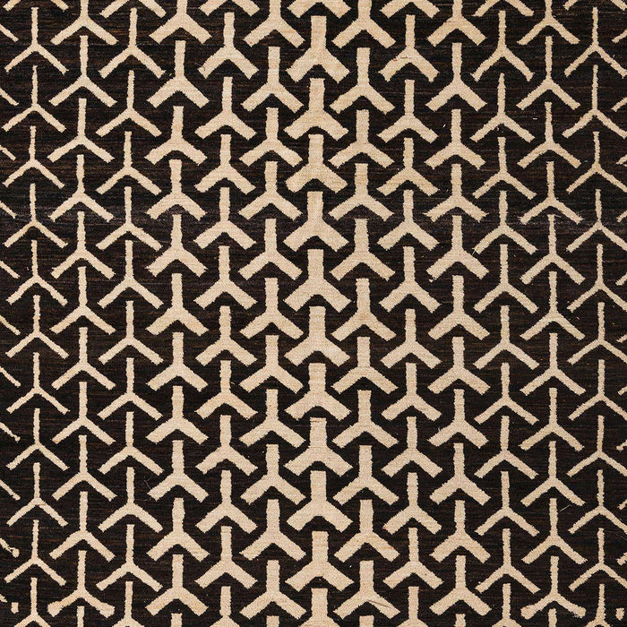 Abstract Camel Brown Modern Rug, abs5247