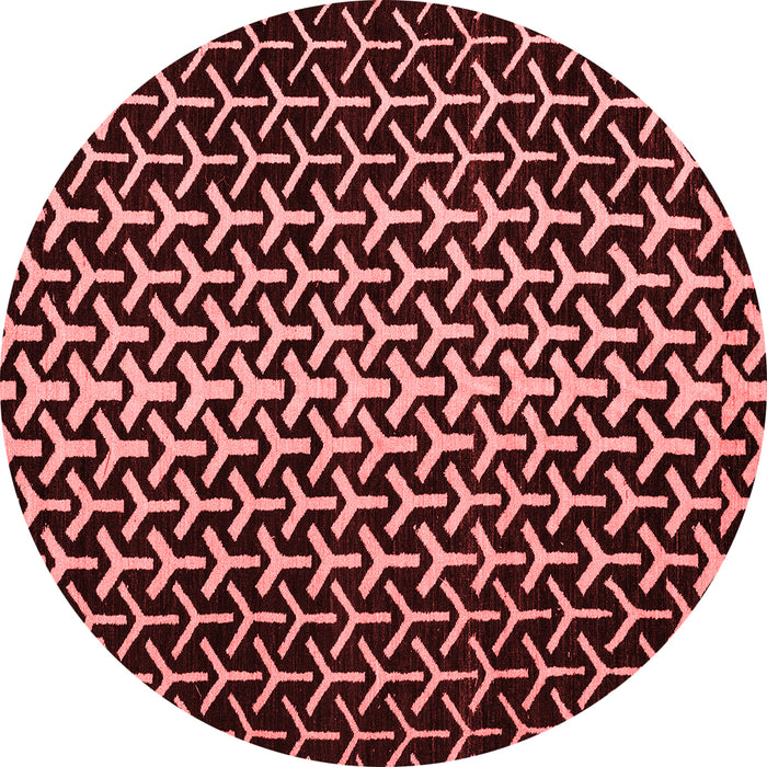 Machine Washable Abstract Red Modern Rug, wshabs5247red