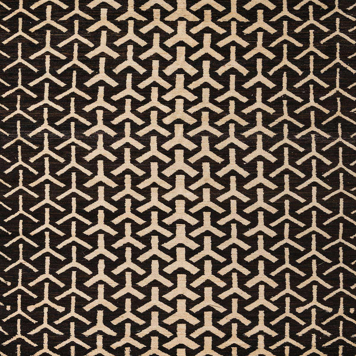 Square Abstract Camel Brown Modern Rug, abs5247