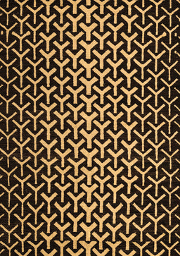 Abstract Brown Modern Rug, abs5247brn