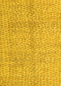 Abstract Yellow Modern Rug, abs5248yw