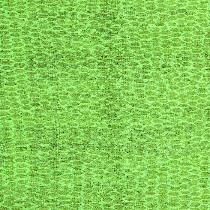 Square Machine Washable Abstract Green Modern Area Rugs, wshabs5248grn