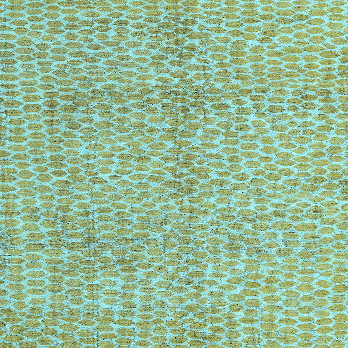 Square Abstract Light Blue Modern Rug, abs5248lblu