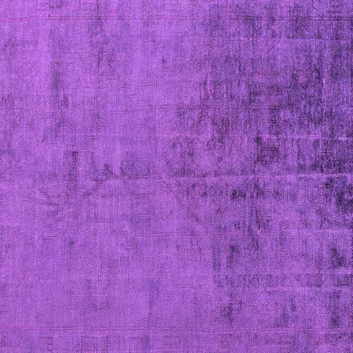 Square Machine Washable Abstract Purple Modern Area Rugs, wshabs5249pur