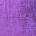 Square Machine Washable Abstract Purple Modern Area Rugs, wshabs5249pur