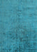 Abstract Light Blue Modern Rug, abs5249lblu