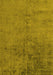 Abstract Yellow Modern Rug, abs5249yw