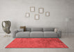 Modern Red Washable Rugs