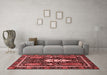 Modern Red Washable Rugs