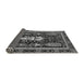 Sideview of Abstract Gray Modern Rug, abs524gry