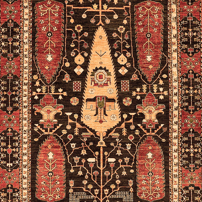 Abstract Orange Modern Rug, abs524org